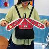 Schoolbag1011 New Retro Backpack College Style Plaid Puppy Versatile Small Schoolbag Girls Kindergarten Backpack
