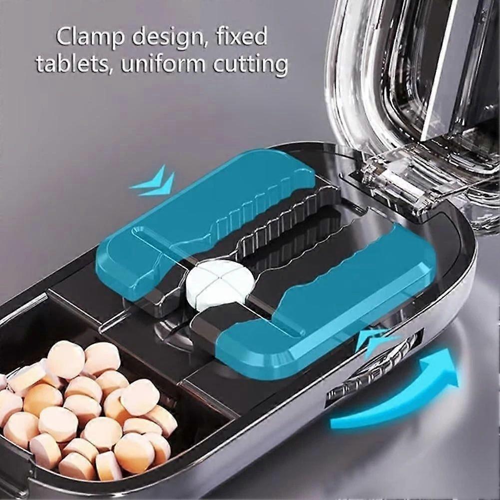 Portable Pill Cutter, Professional E-Chu Pill Cutter for Small or Large Pills