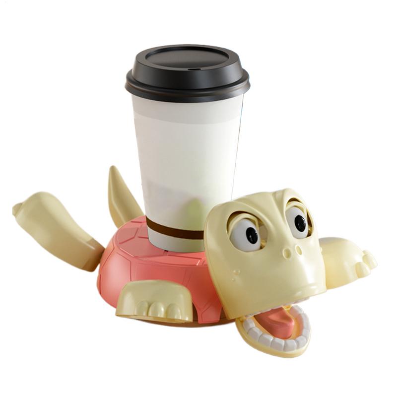 Funny Turtle Coaster Plastic Material Cup Mat Insulation Pad Home/Office Decorative Cup Pad Mug Holder With cute Expression