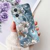 For OPPO Reno7 Z 5G / Reno8 Z  5G Elegant Floral Butterfly Phone Case For Oppo Reno 7Z 8Z 5G Soft Silicone TPU Cases