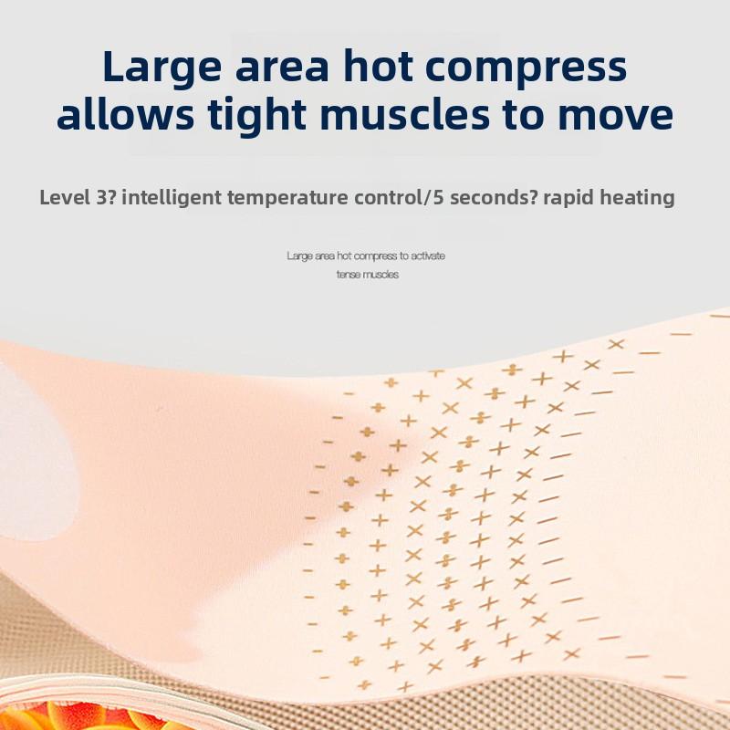 Multifunctional Waist Belt Hot Compress Vibration Warm Palace Treasure Abdomen Waist Back Massager Slimming Fat Reduction Massage Belt