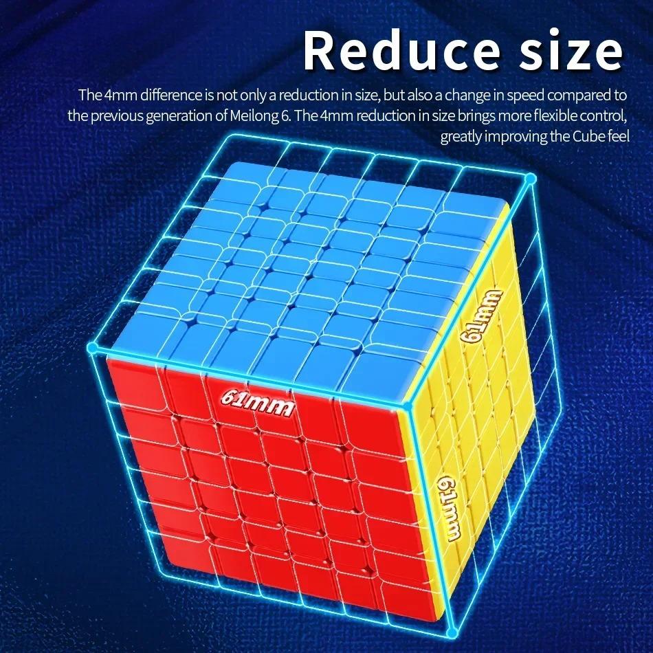 Meilong 6 V2M 6x6x6 V2 Speed Cube Moyu Cubo Magico Puzzle Würfel 6x6 Zauberwürfel Puzzle Spielzeug für Kinder
