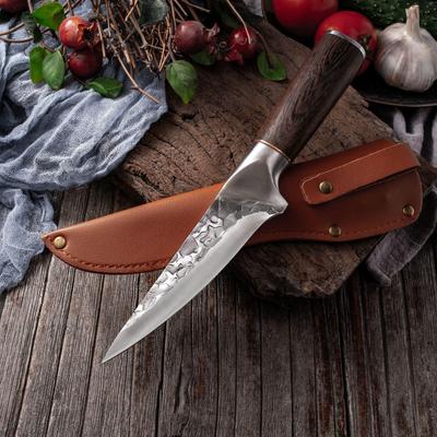 Coltello per disossare in acciaio inossidabile Coltello da macellaio per pesce, frutta, verdura, mannaia, Coltelli da cucina con fodero