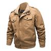 Outdoor Spring and Autumn Jacket Men's Military Style Pure Cotton Coat Men's Clothing