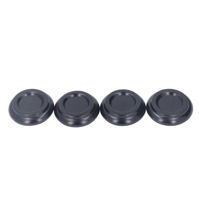 4 PIÈCES Protecteur de Sol pour Piano Anti Vibration Petite Taille Antidérapant Tasses à Roulettes pour Piano Protecteur de Sol Noir