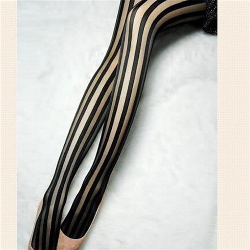 Sexy ženy Skinny Punčochy Módní Goth Cross Bandage Pásky Kalhoty Punčochové kalhoty Punčochy