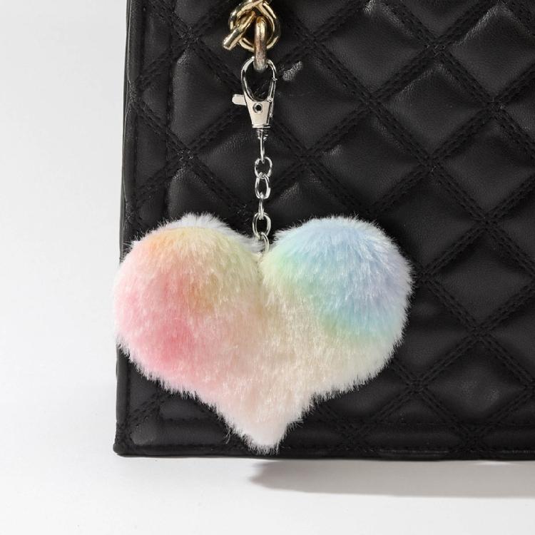 Butterfly Keychain Rings Cute Cat Keychain Pendant Plush Car Keyring Decoration