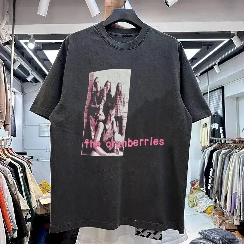 The Cranberries Band 90s Basic Style Black Unisex Tshirt Men Women S5XL Unisex T-Shirt XXXXL