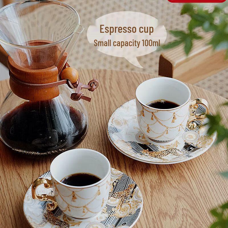 Vintage Ceramic Turkish Coffee & Espresso Cup Set