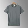 T-shirt de sport pour homme Taille européenne Manches courtes Col rond Séchage rapide Respirant