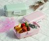 Skater Antibacterial Bento Box with Soft Dome Dull Made In Lid, 530ml, Yellow, Japan, PFLB6AG-A
