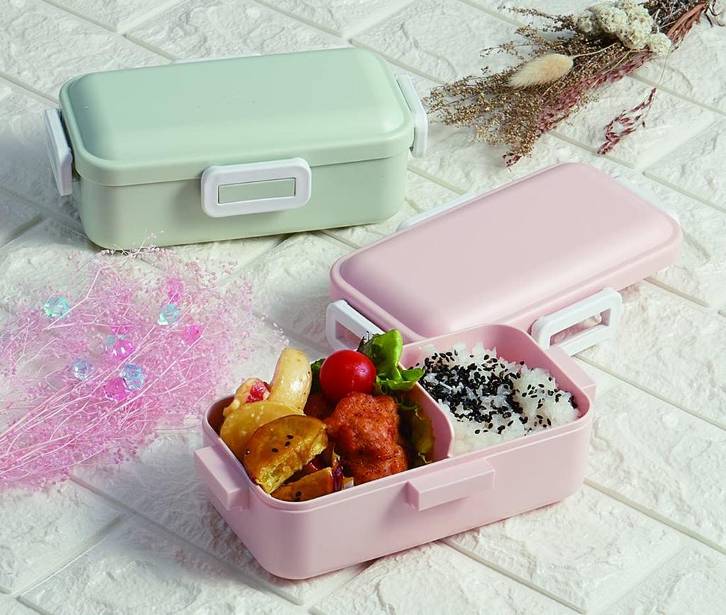 Skater Antibacterial Bento Box with Soft Dome Dull Made In Lid, 530ml, Yellow, Japan, PFLB6AG-A