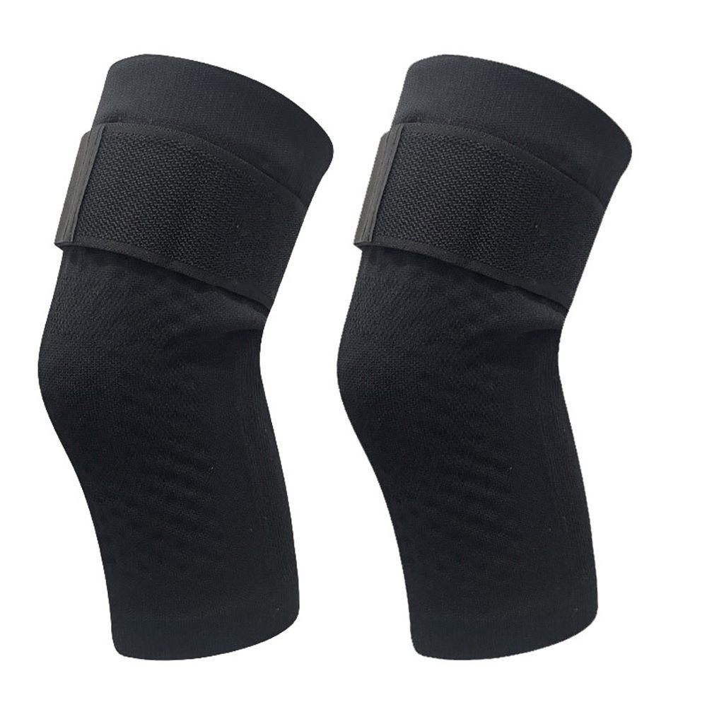 1Pair Self-Heating Kneepad Warm Pads Knee Compression Sleeves Knee Brace Support for Arthritis Pain Relief Thermal Leg Warmers