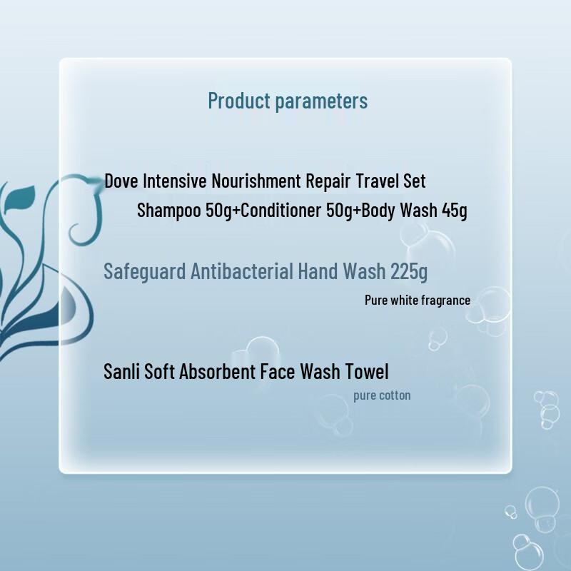 Dove Personal Care Gift Pack with Intensive Repair Travel Set