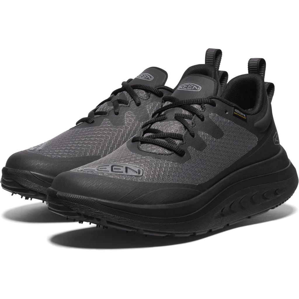 KEEN Double K400 Waterproof Walking Shoes X Black Size (Gray / 27.0 / Men's)