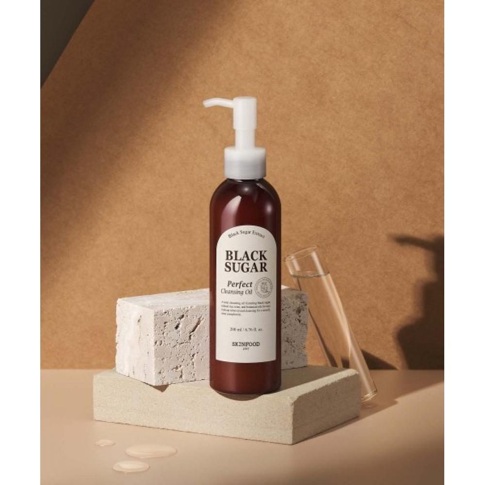 Skinfood Black Sugar Perfect Cleansing Oil 200ml BLACK SUGAR PERFECT CLEANSING OIL
