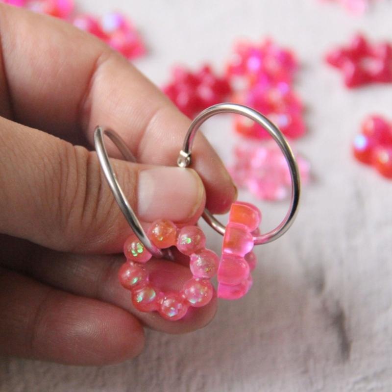 Five Petals Flower Earring Mould Crafted From Food Grade Silicone For Jewelry Crafting And Customes Creation