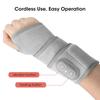 2026 Nieuw Cadeau Elektrische Infrarood Verwarmende Wrap Pols Massager Pad Polsband Bandage met 660 & 850nm Licht 3 Niveaus Vibratie Gewricht Ontspanning