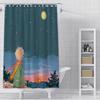 The L-Little P-Prince Cartoon Shower Curtain Waterproof Polyester Fabric Paint Colorful Bath Curtains Curtain With Hook