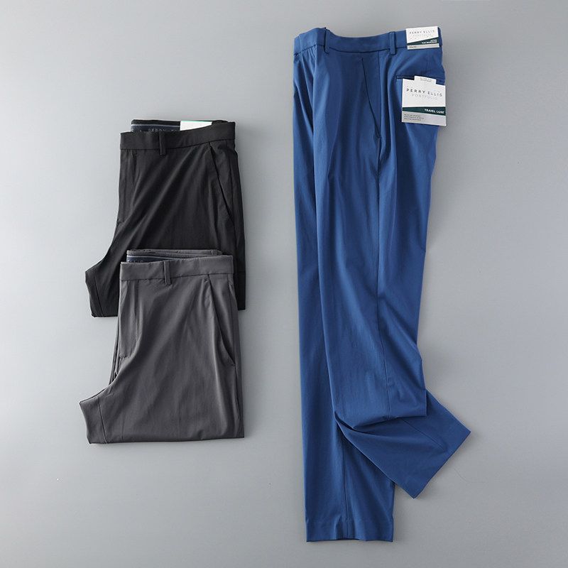 Ice Silk Quick-Dry Pants Men's Summer Straight-leg Outdoor Casual