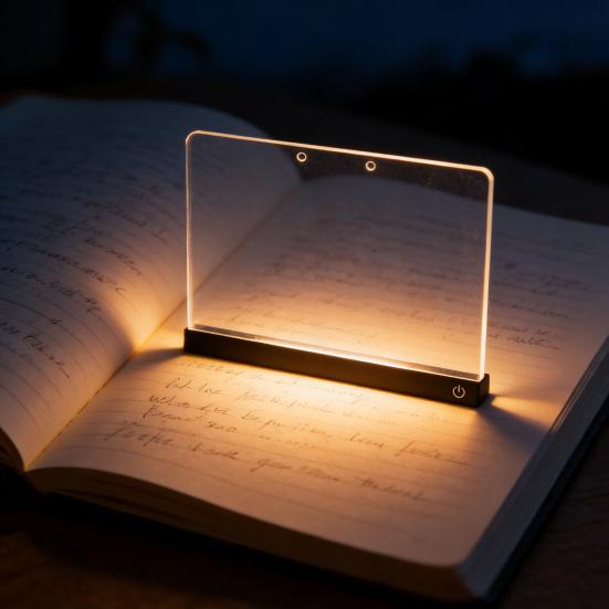 LED čtecí lampička šetrná k očím, lampička na knihu se 3 barevnými teplotami, dobíjecí lampička na klip pro čtení a studium