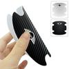 CCM1 For BMW M 4PCS Carbon Fiber Car Door Handle Protection Sticker Emblem Accessories For MINI Cooper Fridge One F56 R56 R57 R58 R59
