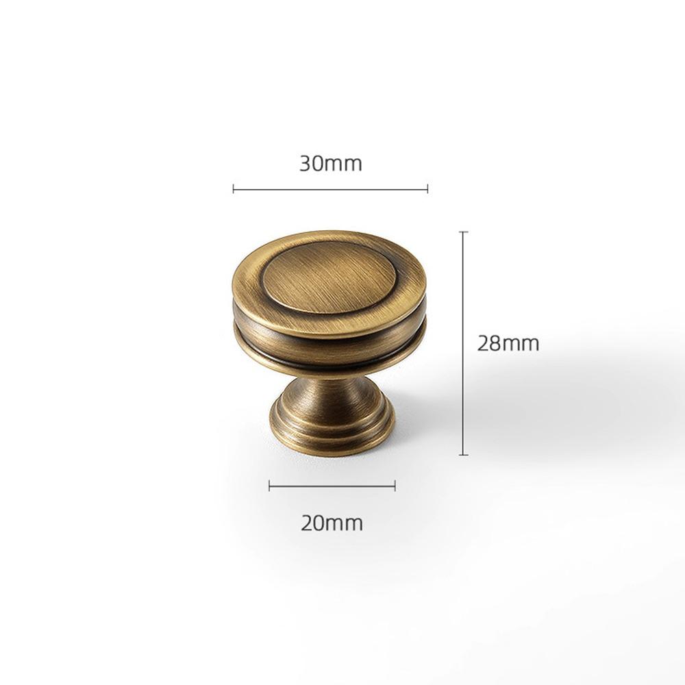 New Solid Brass Cabinet Handles Vintage Modern Drawer Pulls Minimalist Door Knobs Kitchen