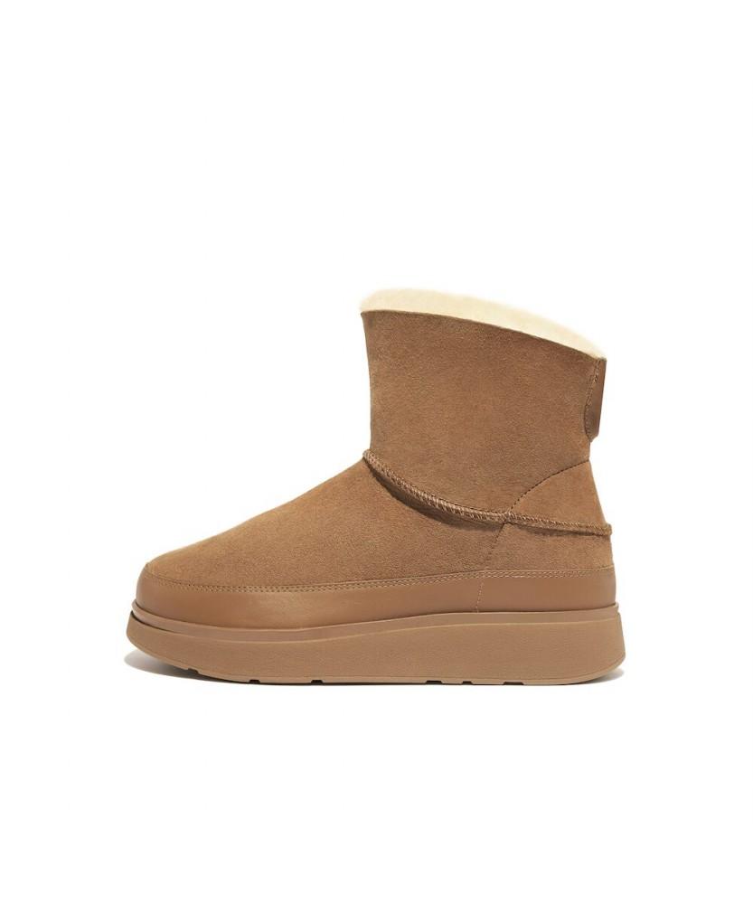 Fitflop [Gen-Ff] Women'S Mini Double-Faced Shearling Boots - Desert Tan (Ft59K2B28B)