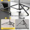 2.1-Meter Portable Floor Tripod with Fill Light for Outdoor Live Streaming & Vlogging