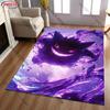 Various Sizes Pokemon Gengar Carpet Rug for Living Rooms Bedrooms Sofa, Balcony Garden Decorative Mat Portable Camping Mat Gifts
