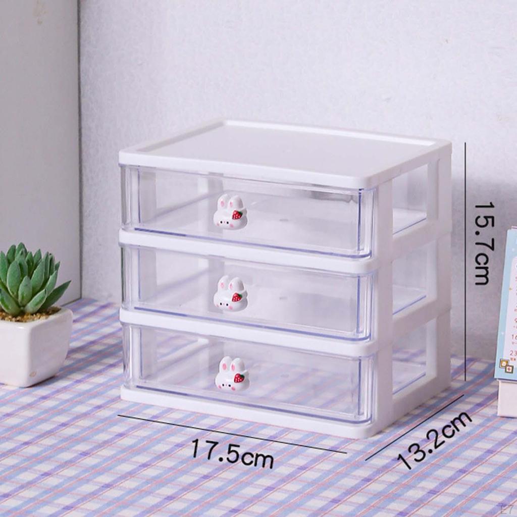 Compact Desk Drawer Organizer for Efficient Makeup Storage and Organization