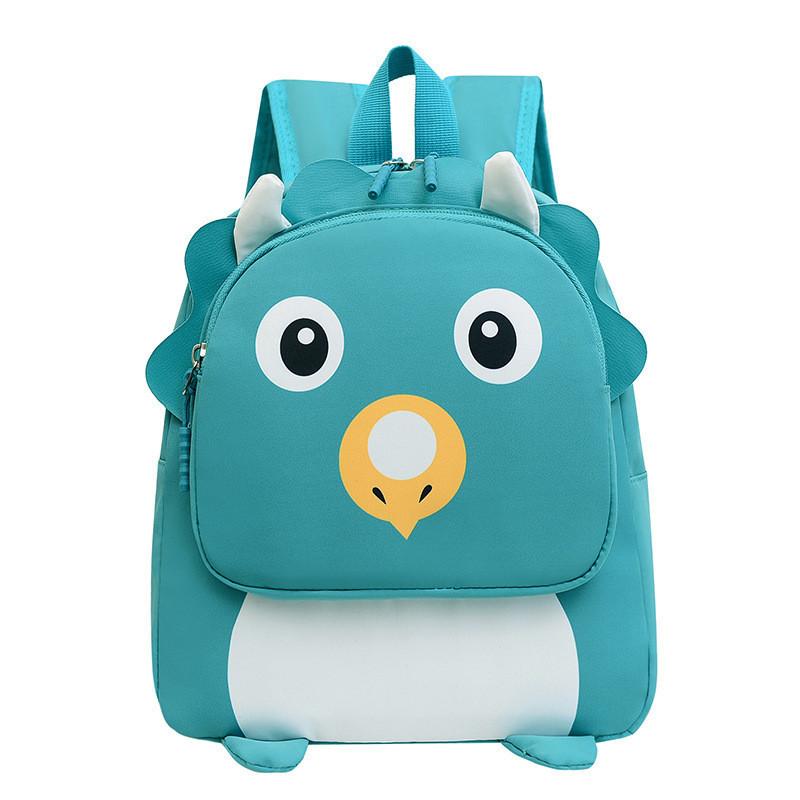 Charming Kids School Backpack Breathable Nylon Material With Fun Animal Designs And Large Capacity