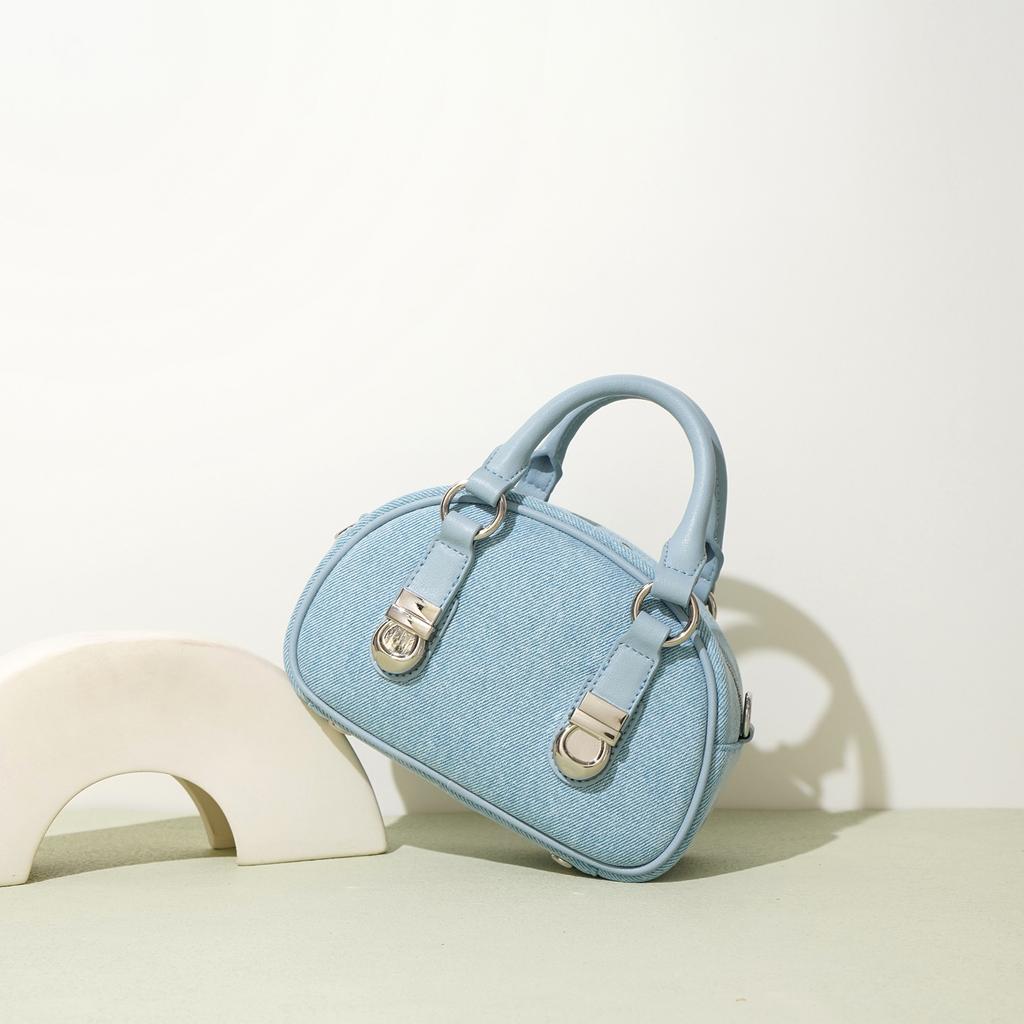 Steamed Bun Bag, High-end Zipper, Retro Single-shoulder Crossbody Bag, Mini Handbag