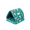 Small Animal Hideout Bed, Cozy Warm House for Hamster Ferret, Soft