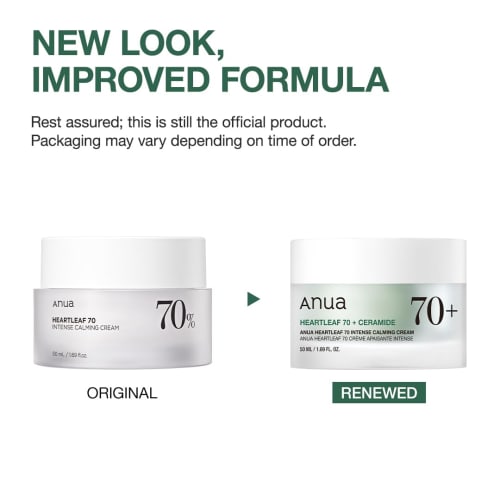 ANUA Hokudami 70 Intense Calming Cream 50ml Moisturizing Care Full of Moisturizing Feeling Fluctuous Skin Oily Skin Heartleaf Cream Skin Care Moisturi