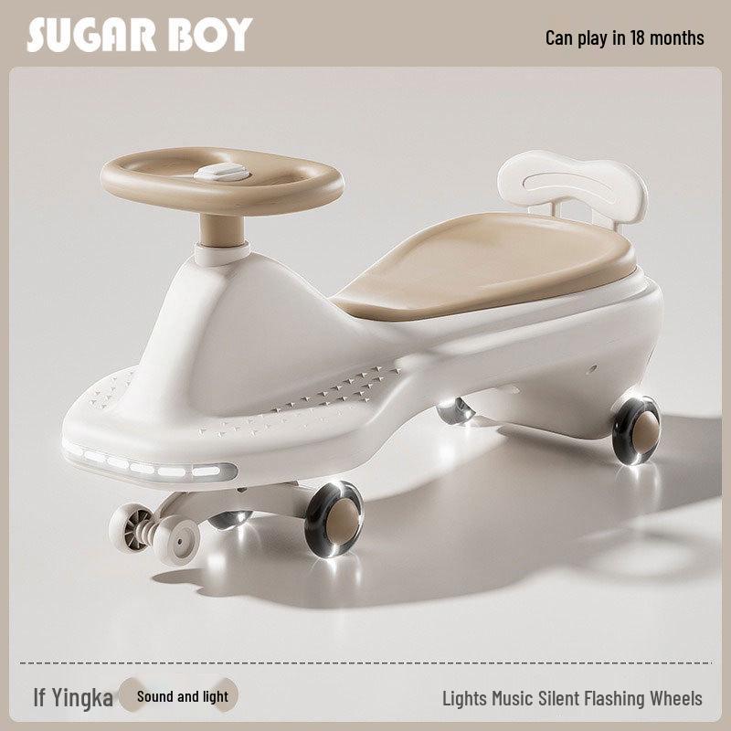 Kids' Twist Car: Anti-Rollover Ride-On Toy for Ages 1-6