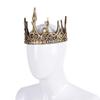 Halloween Crown Soft PU Crown Antique Tiara-Headband King Crown for-Cosplay Prom