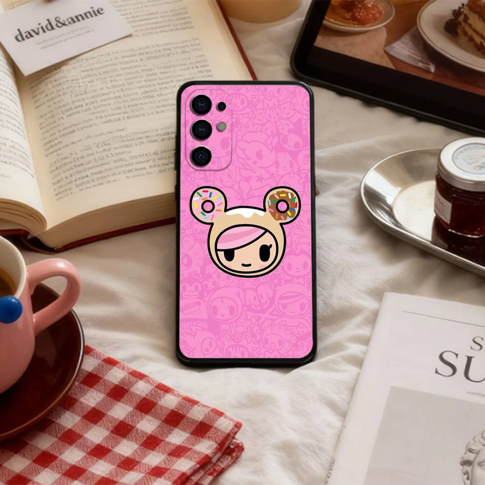 Lovely J-Japan T-Tokidokis   Phone Case For Samsung S 25,24,23,22,30,21,10,9,Ultra,Plus,Lite,FE,4,5 G Soft Black Case
