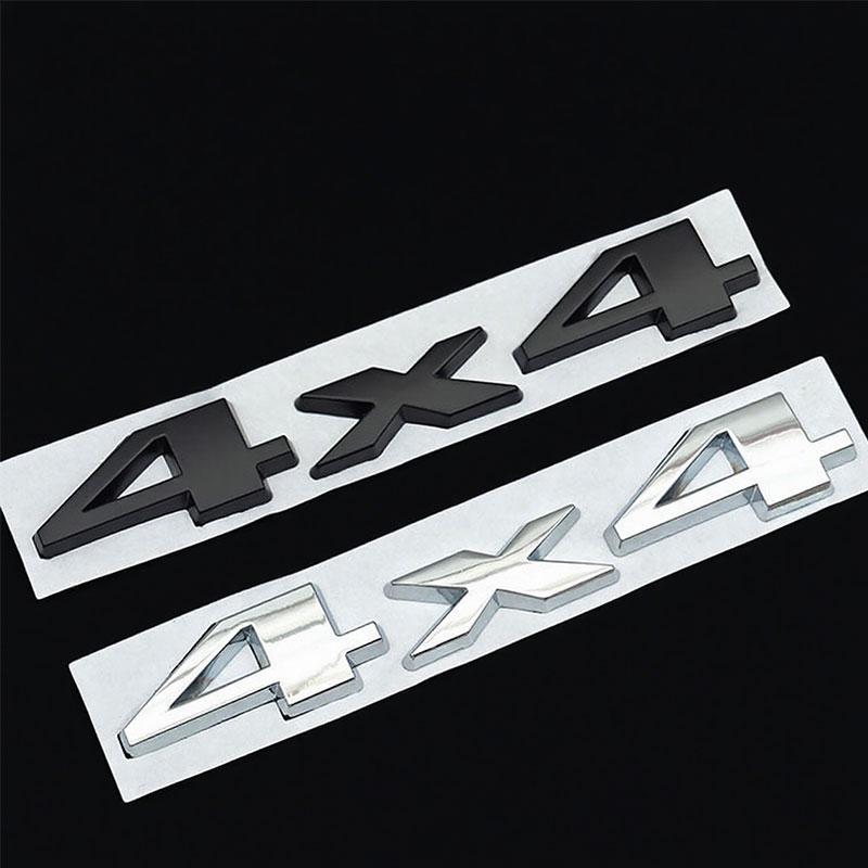 3D Metal Self-Adhesive 4X4 Logo Emblem Car Rear Trunk Sticker Badge for Jeep Grand Cherokee Wrangler Compass Accessories qa1