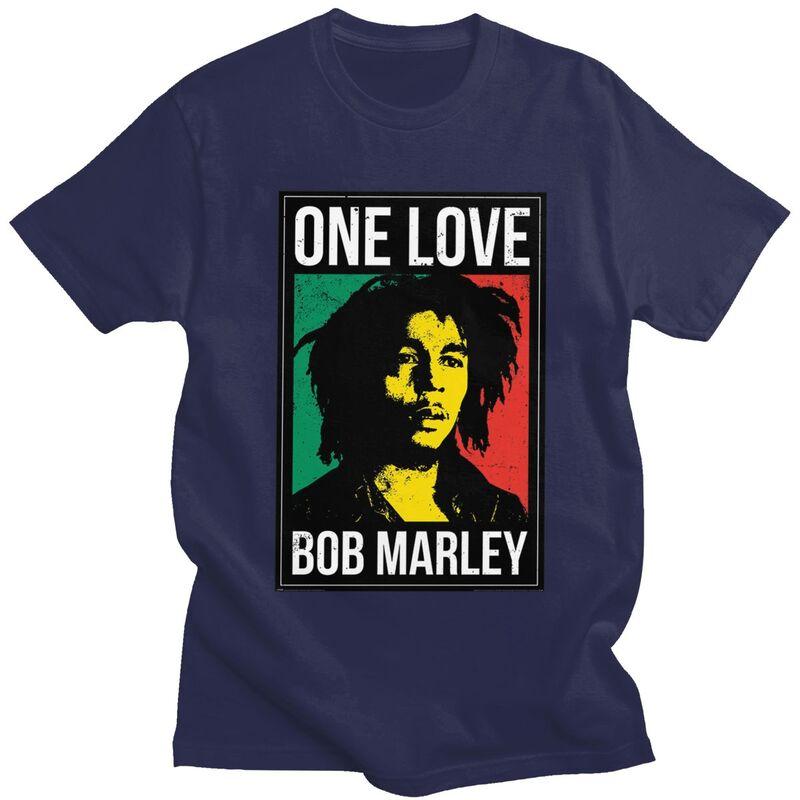 

Custom Jamaica Reggae Rock Bob Marley T Shirt Men ShortSleeve Tshirts Casual Tee Tops 100 Cotton Slim Fit Tshirts Gift 4XL