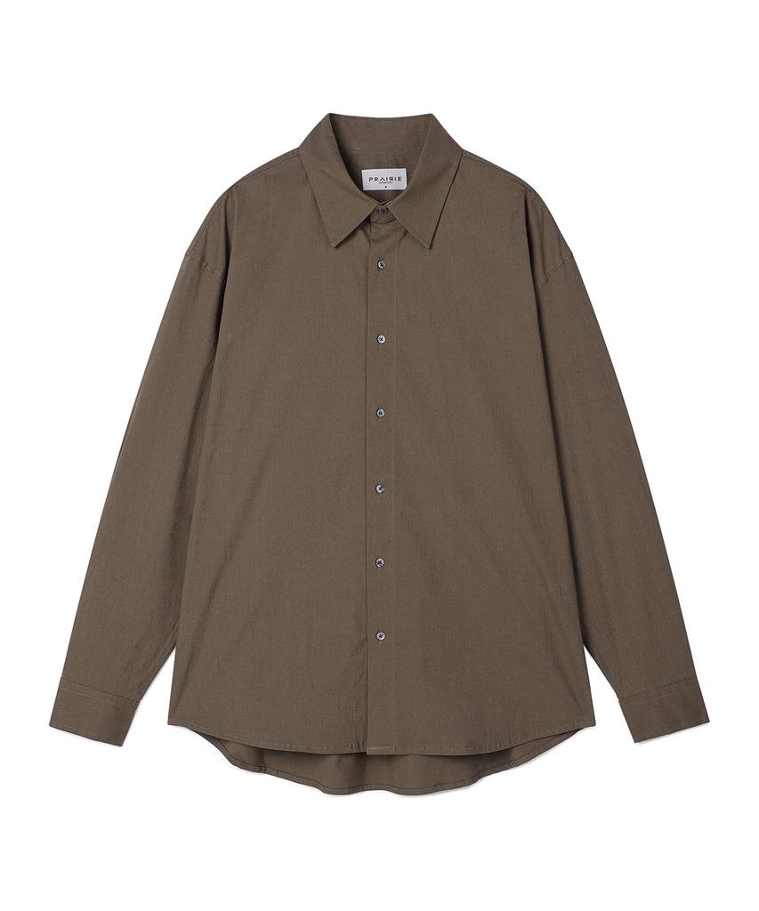 PRAIRIE Comfort Shadow Stripe Shirt (Brown)