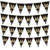 30th 40th 50th 60th Birthday Decorations Number Balloons Birthday Hanging Banner Flags for Adult 30th Anniversary Supplies
