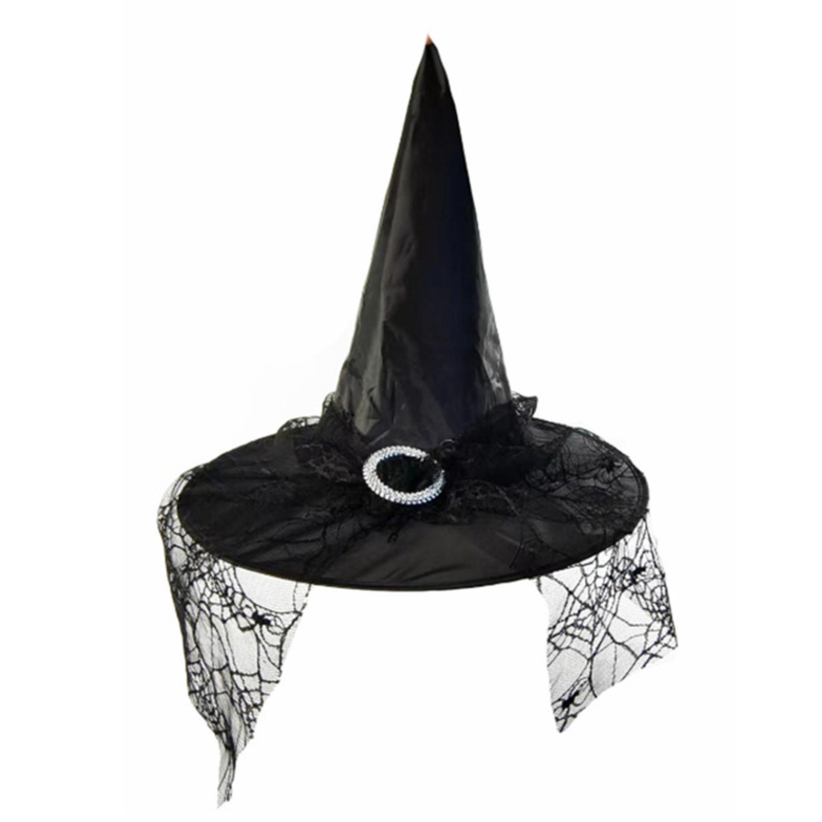 

Шляпа ведьмы с вуалью, праздничные шляпы для взрослых и детей, шляпа волшебника, шляпа мага, украшения на Хэллоуин для дома, рождественские подарки 4