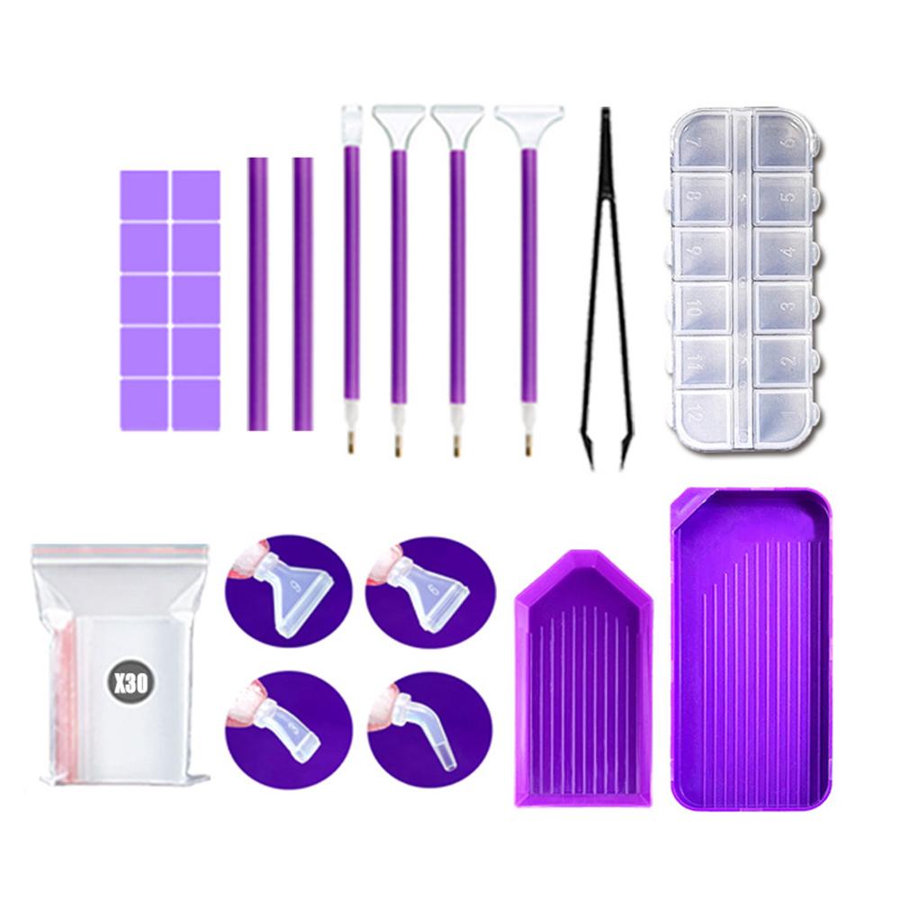 

12 Grid Diamond Storage Box Diamond Painting Accessories Kit for Kids Adults 1