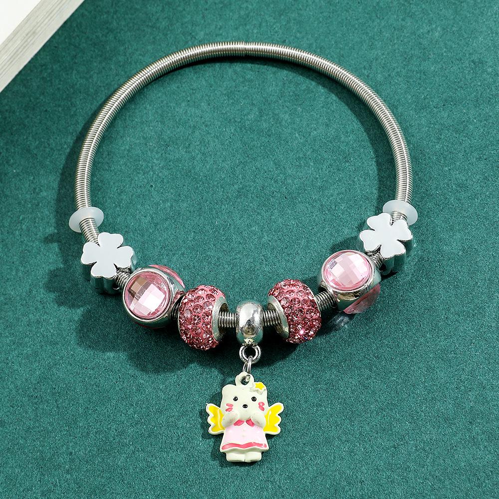 Korean Dongdaemun Y2K Beaded Bracelet - Fresh and Cute Style for Women, Ideal Best Friend Gift