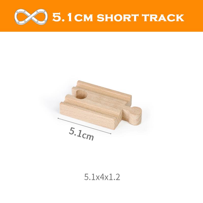 

All Kinds Wooden Track Accessories Beech Wood Railway Train Track Toys Fit for Biro All Brands Wooden Tracks Toys for Kids Gifts