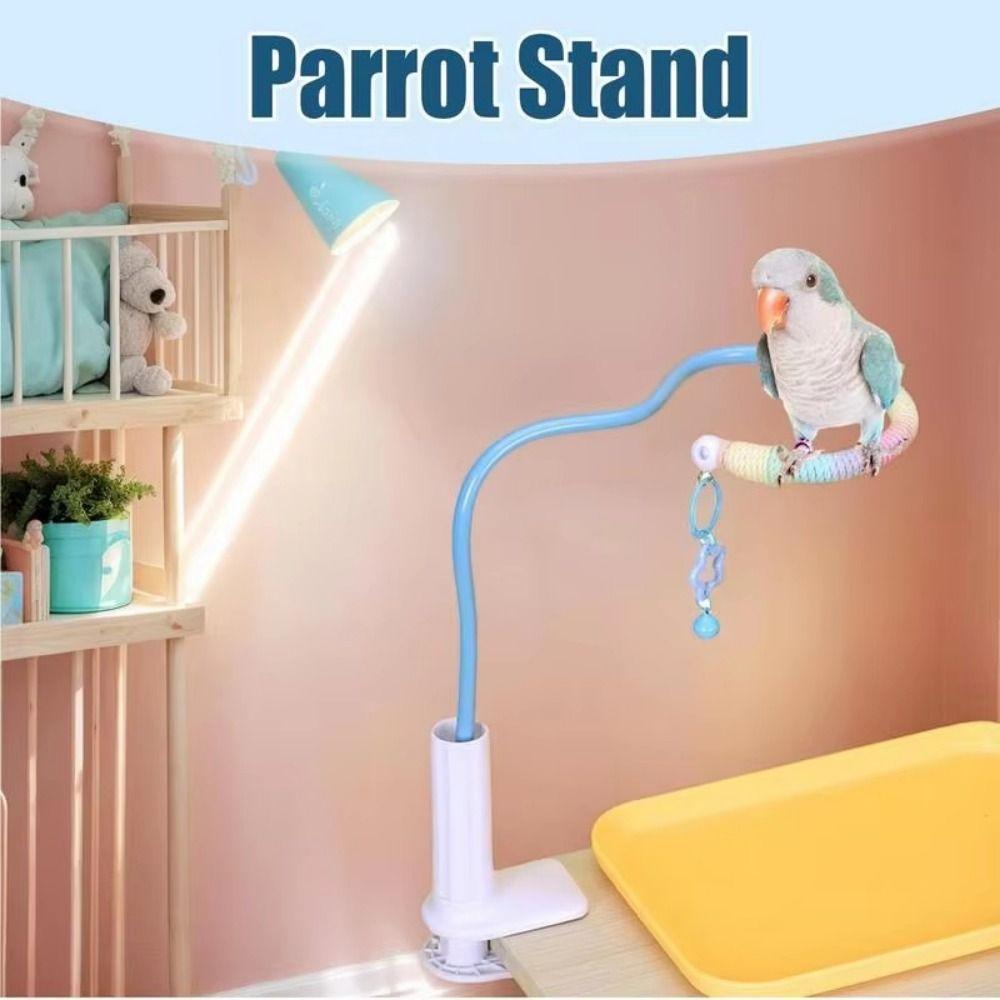 Stable Bird Training Perch Non-Slip Parrot Standing Pole Tabletop Parrot Biting Rod  Small Birds