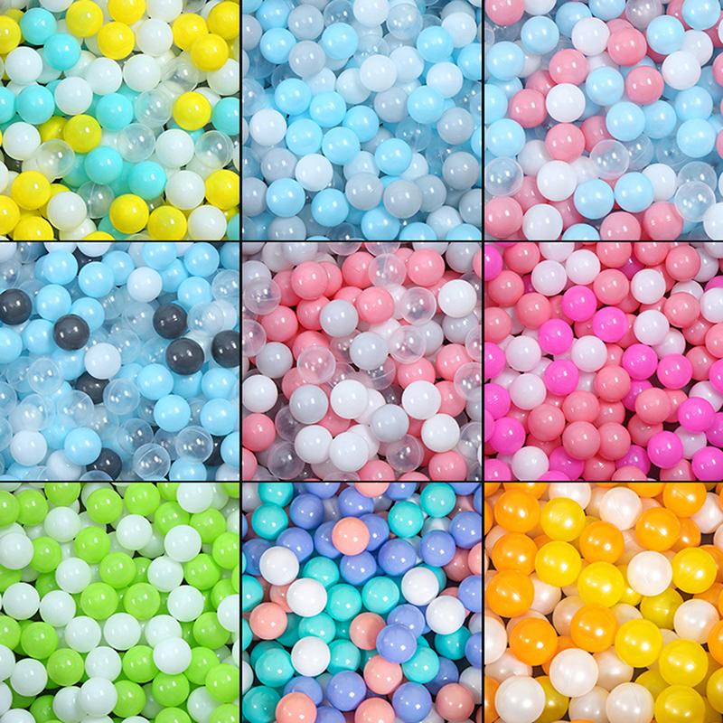 100Pcs Colors Baby Balls Water Pool Ocean Wave Ball Eco-Friendly Pit Soft Kids