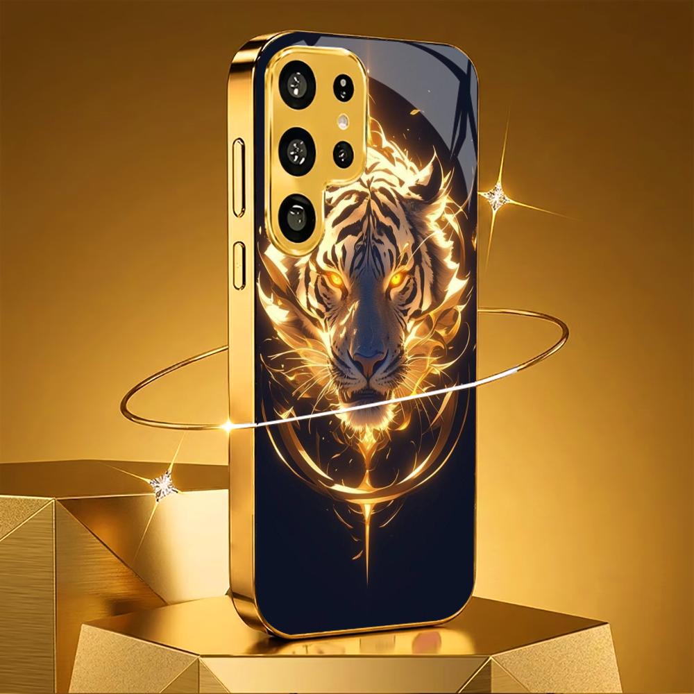 Cellphone New Bestseller Model PhoneCase Electroplated Glass PhoneCase for Samsung Galaxy S26 S25 S24 S23 S22 FE,Ultra,Plus