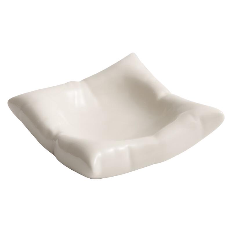 VAKADA Ceramic Square Pillow Plate